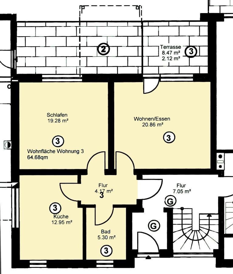 Ferienwohnung Mit Terrasse, Kostenloses Wlan, Parkplatz Bad Oeynhausen Eksteriør billede